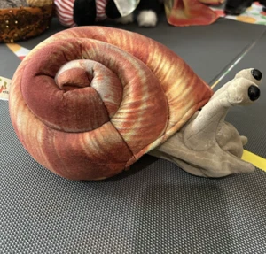 RARE Folkmanis 2010 Golden Snail hand puppet retired 10” with tags RARE unique - Picture 1 of 3