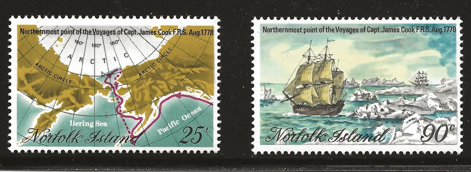 Norfolk Island Scott #235-36, Singles 1978 Complete Set FVF MNH - Image 1 of 1