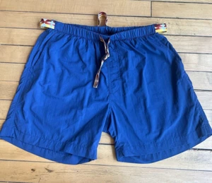 Chubbies Shorts Mens Size L Blue Ascender Aztec Belted Nylon Stretch Made In USA - Picture 1 of 11