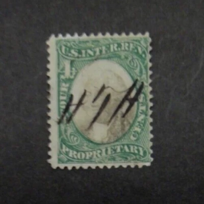 US Revenue Stamp RB4a 4c Proprietary 1871-74 #1 - Image 1 of 2
