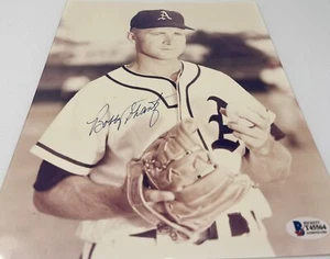 Bobby Shantz Autograph Signed 8x10 Photo - A's Yankees 1952 MVP - w/Beckett COA - Picture 1 of 1