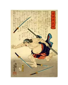 No armor samurai Art print poster 8x10 - Picture 1 of 1