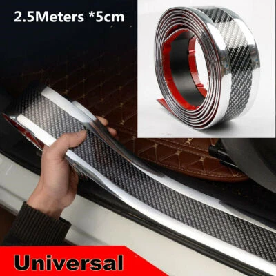 2.5M*5cm Silver Side Car Door Sill/Bumper/Trunk Sill/Fender/Side Skirt Protector - Image 1 of 4