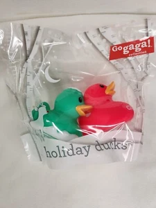 Infantino Go Gaga 2pk Holiday Duck, Rubber Duck Duckie Christmas Ducks Jeep Duck - Picture 1 of 3