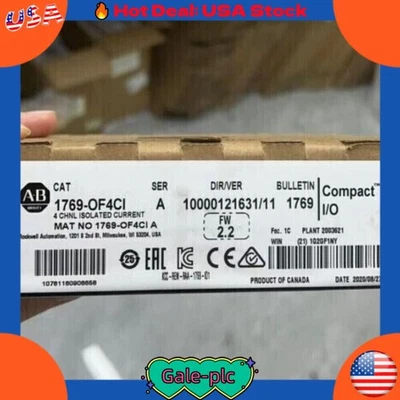 Módulo de corriente de aire acondicionado Allen-Bradley 1769-OF4CI CompactLogix 4 Pt EE. UU. Impuestos gratuitos Foto 1 de 4