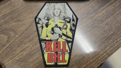 Kill Bill WOVEN PATCH [Costume Vol 1 2 Blu Ray DVD Tarantino Poster Camicia VHS] - Immagine 1 di 3