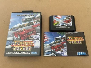 Sega Mega Drive Turbo Outrun Boxed Tested CIB PAL Version Fast Despatch Next Day - Picture 1 of 24
