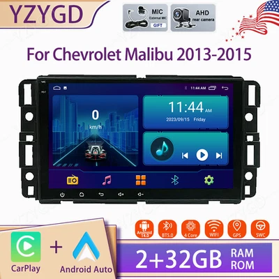 For Chevrolet Malibu 2013-2015 Android Auto Carplay Car Stereo Radio GPS Screen Foto 1 de 4