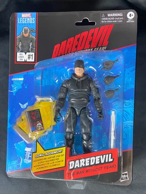 Figura de acción Hasbro inspirada en cómics Daredevil Man Without Fear de Marvel Legends Foto 1 de 2