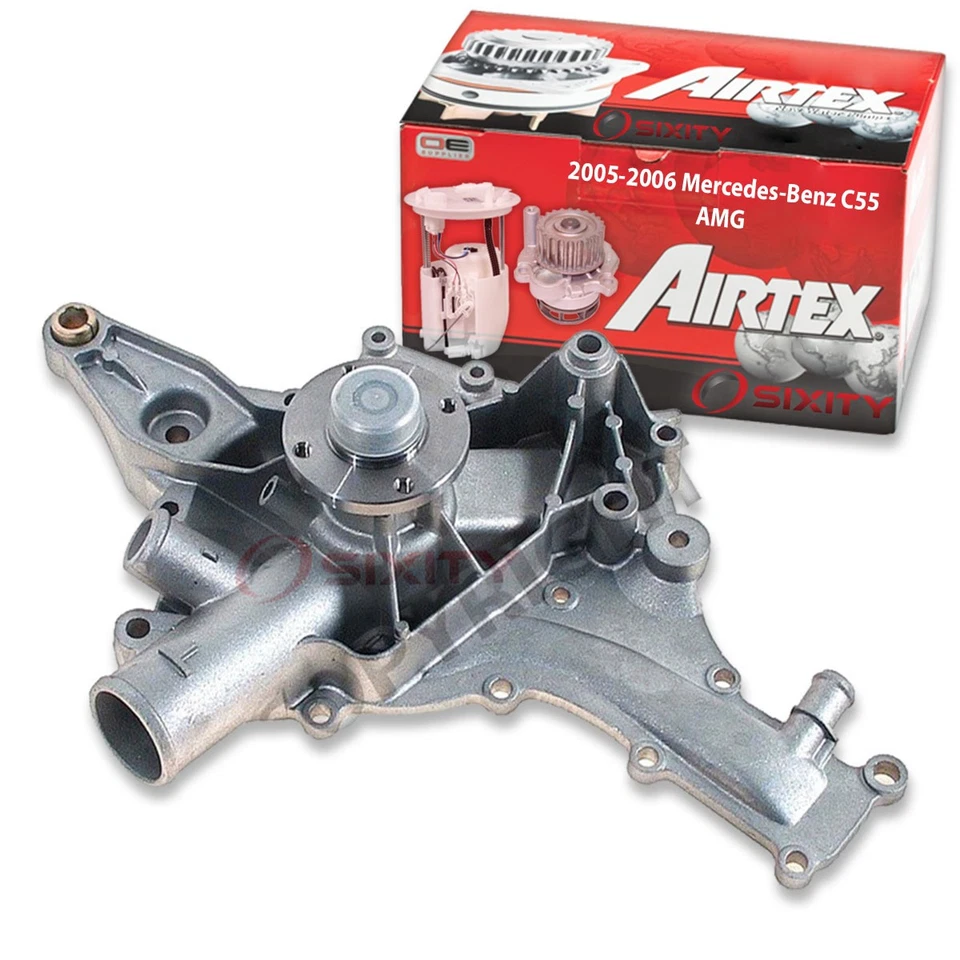 Водяной насос двигателя Airtex для 2005-2006 Mercedes-Benz C55 AMG 5,5 л V8 охлаждающая жидкость очень хорошее состояние - Изображение 1 из 4
