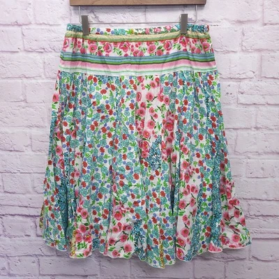 Falda Floral Forrada Fluida Phool Para Mujer S Exterior Femenina Colorida Luz Gasa Foto 1 de 4