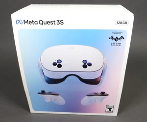 Meta Quest 3S 128GB Mixed Reality Headset + Controllers, Complete in Box! - Picture 1 of 7