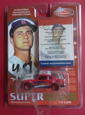 Boston Red Sox Carl Yastrzemski  1:64 Diecast Chevrolet Camaro +  ⚾ Stats Card ⚾ - Image 1 of 3