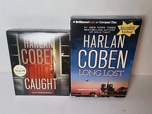 Harlan Coben Audio Book CD Lot- Caught, Long Lost - Picture 1 of 4