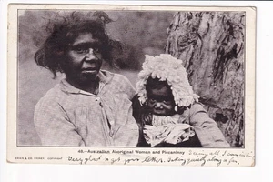 Mujer aborigen australiana con Piccaninny - Imagen 1 de 2