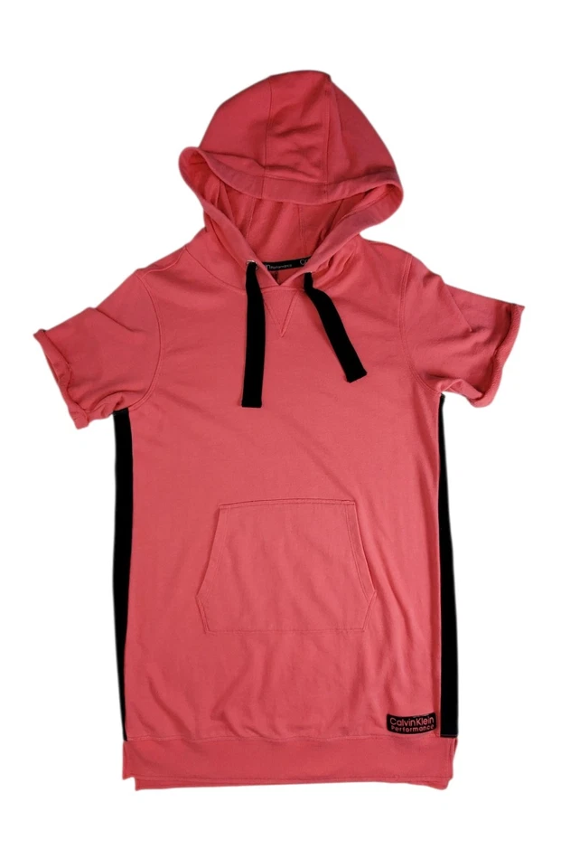 Calvin Klein Performance Hoodie Hooded Dress Short Sleeve Casual Size XL - Image 1 of 4