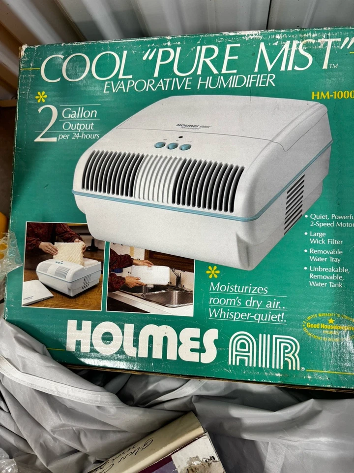 Holmes model HM-1000 Humidifier, Clean, Works VTG 2 Gallon Output New In Box - Image 1 of 1