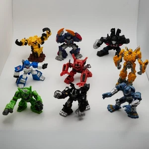 Transformers Robot Heroes Lot of 9 Figures Optimus Prime Bumblebee Grimlock Jazz - Picture 1 of 16