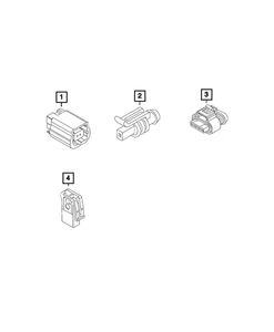 Genuine Mopar Electrical Connector 68266507AA - Picture 1 of 1