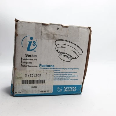 Sistema Sensor Alarma de Humo Redondo Cableado Fotoeléctrico 20JZ02 Foto 1 de 4