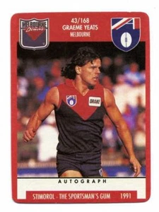 1991 Stimorol (43) Graeme YEATS Melbourne - Picture 1 of 1