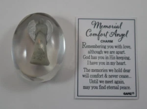 J1 Memorial comfort angel charm stone miniature bereavement Ganz sympathy  er769 - Picture 1 of 7