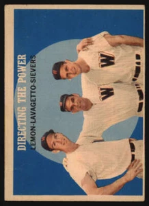 1959 Topps #74 Jim Lemon/Cookie Lavagetto/Roy Sievers GVG Senators Directing the - Picture 1 of 2