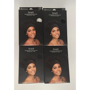 Bufanda Jenny Capp para mujer talla única negra lotes de 4 - Imagen 1 de 5