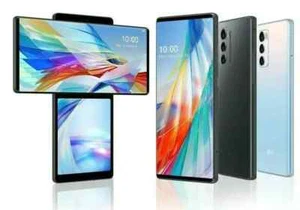 LG WING 5G (LM-F100VM) AT&T solamente - Imagen 1 de 9
