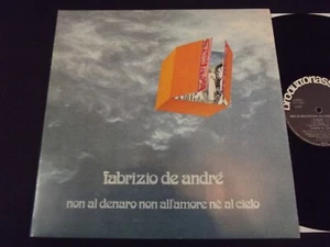 FABRIZIO DE ANDRE - NON AL DENARO...LP RARE 1973 PRODUTTON ASSOCIATI ITALY FOLK - Picture 1 of 11