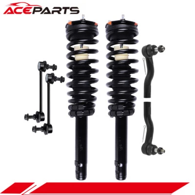 6x Front Struts & Spring Sway Bar Outer Tie Rods For Ford Fusion 2010 2011 2012 - Image 1 of 4