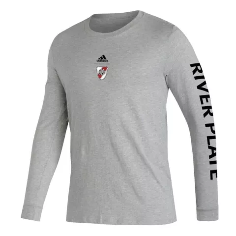 Adidas Amplifier Gray CARP Club River Plate Long Sleeve T-Shirt Men's Size XL Cover