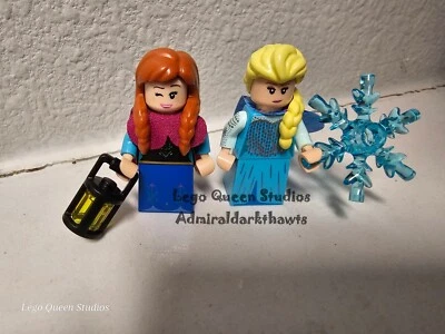 Lego Disney Anna & Elsa Minifiguras Serie 2 Frozen 71024 Foto 1 de 4