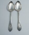 2 Vintage Soviet Table Spoons Silver Plated Melchior Russian Ussr