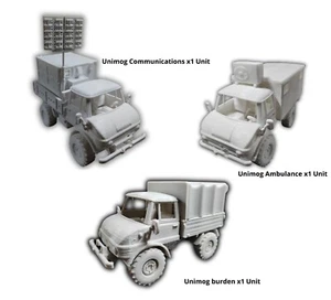 Set of 3 unimog models scale 1:35 Argentina Models Kit military DIY - Picture 1 of 23