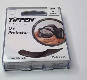 Genuine Tiffen 49mm UV Glass Lens Filter 49 mm Safety Glass Protector Protection - Picture 1 of 2