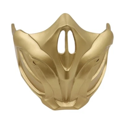 Media máscara facial Mortal Kombat Sub-Zero Scorpion juego de resina disfraz accesorios Foto 1 de 4