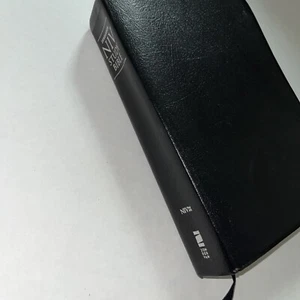 NIV Studie Bibel roter Buchstabe schwarz gebundenes Leder Zondervan - Bild 1 von 6
