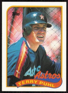 1989 Topps #119 Terry Puhl  NM