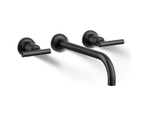 READ Kohler K-T14414-4-BL #16 Purist 1.2 GPM Wall Mounted Widespread Bathroom Fa - Picture 1 of 1