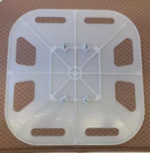 Sleep Number Adjustable Bed Massage Motor White Plastic Base 12" square - Picture 1 of 3