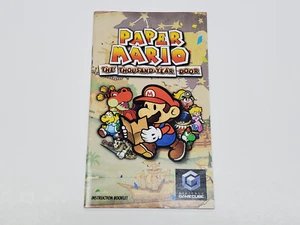 Paper Mario Thousand Year Door Authentic Nintendo GameCube Manual Only * - Bild 1 von 20