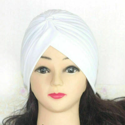 Women Men Turban Hat Bandana Velvet Durag Long Tail Headwrap Chemo Cap Headband✔ - Image 1 of 4