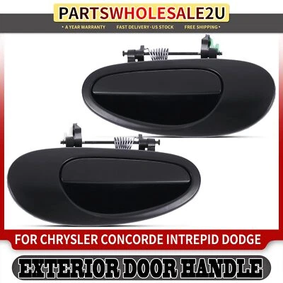 2x Rear Left & Right Black Exterior Handle for Dodge Intrepid Chrysler Concorde - Image 1 of 4
