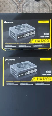 Crosair HX1200 80 PLUS PLATINUM Certified 1200W Fully Modular Power Supply Unit - Image 1 of 4