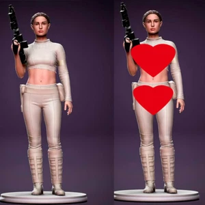 1/24 1/18 Padme Star Wars Unpainted Unassembled 3D Printing Model Garage Kits GK - Picture 1 of 4