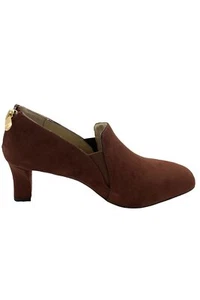 Adrienne Vittadini Gamuza Clásico Shootie Lave Marrón - Imagen 1 de 5