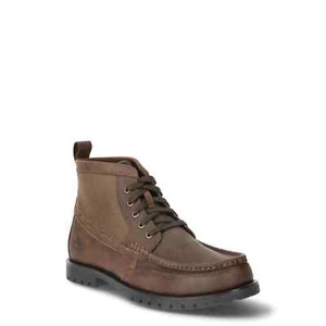 OZARK TRAIL - SIZE: 11 - Brown Leather Rolled Chukka Lace-Up Boots - NEW! - Picture 1 of 5