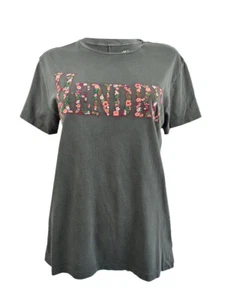 Lucky Brand Women's Embroidered Hendrix Graphic T-Shirt (S, Washed Black) - Picture 1 of 3