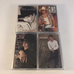 Clint Black SEALED Cassette Lot No Time to Kill / Hard Way / Killin' Time / Shoe - Imagen 1 de 6
